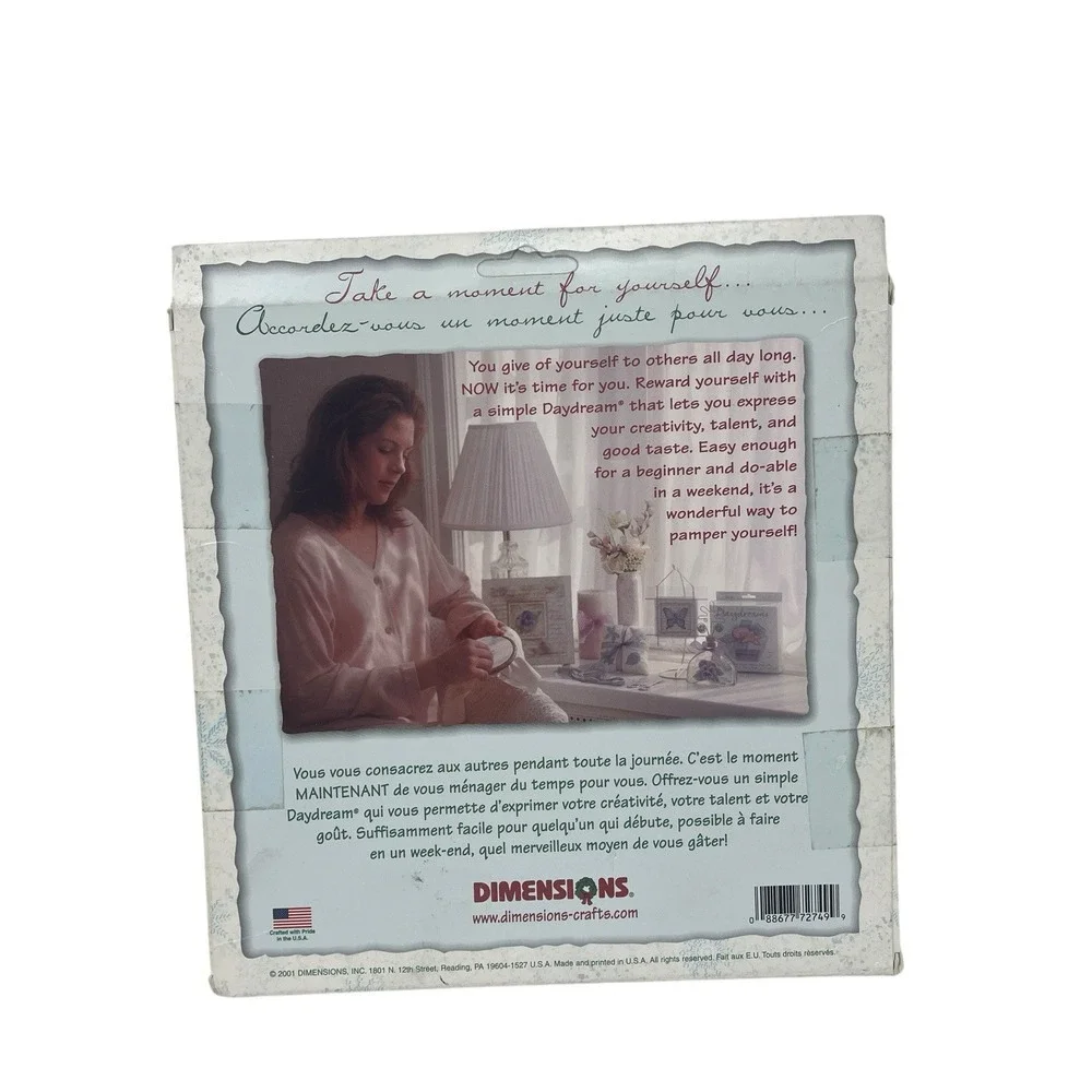 Dimensions 72749 Counted Cross Stitch Kit Daydreams Christmas Teddy Bear‎ NEW